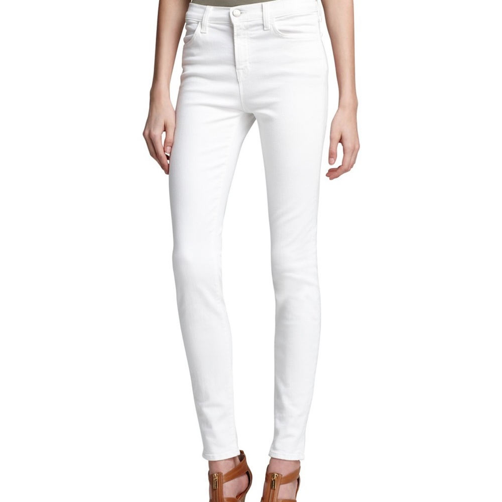 J Brand Maria Skinny Jeans White Size 26